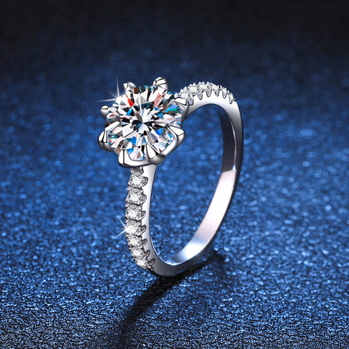[Super CiCi]BOLD TIGER CLAW MOISSANITE ENGAGEMENT RING