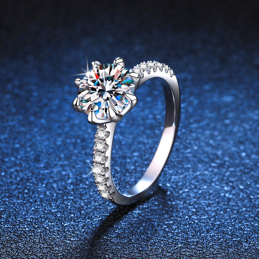 [Super CiCi]BOLD TIGER CLAW MOISSANITE ENGAGEMENT RING