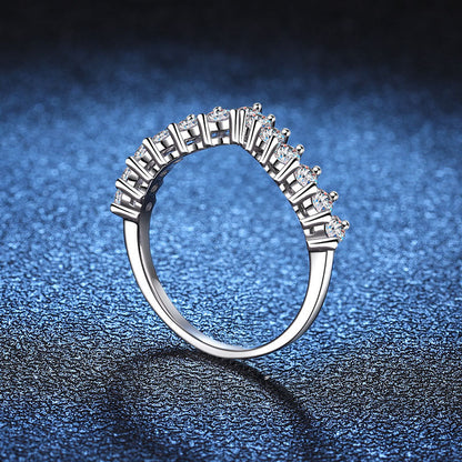 [Super CiCi]ELEGANT V-SHAPED CHEVRON MOISSANITE RING