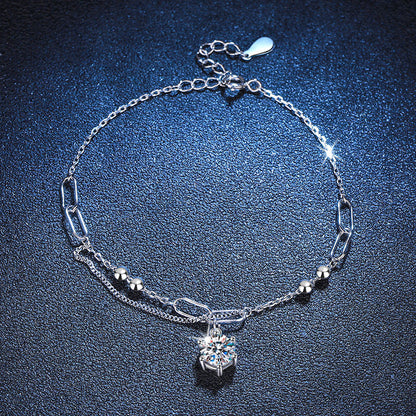 [Super CiCi]CLASSIC SOLITAIRE MOISSANITE BRACELET