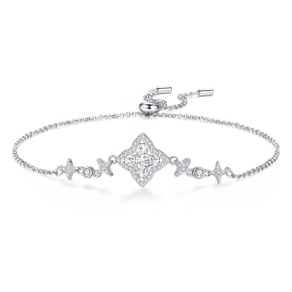 [Super CiCi]MARQUISE-CLOVER MOISSANITE BRACELET