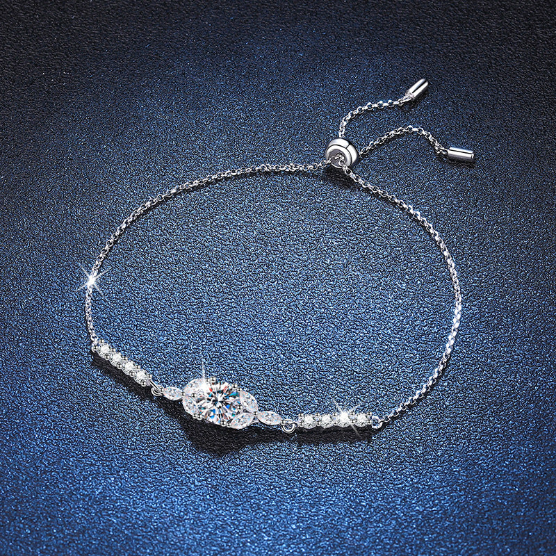 [Super CiCi]BLOOMING STAR-FLOWER MOISSANITE BRACELET
