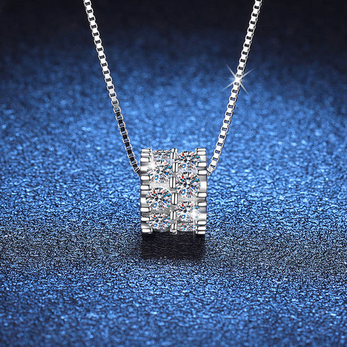 [Super CiCi]ELEGANT SLIM-WAIST MOISSANITE NECKLACE