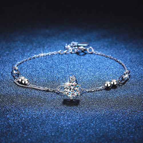[Super CiCi]CLASSIC SOLITAIRE MOISSANITE BRACELET