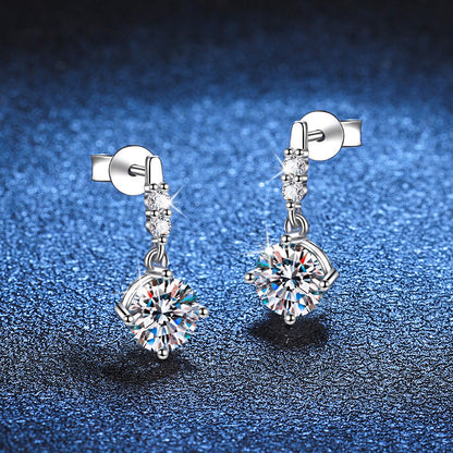 [Super CiCi]DYNAMIC TASSEL MOISSANITE DROP EARRINGS