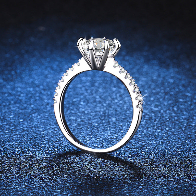 [Super CiCi]BOLD TIGER CLAW MOISSANITE ENGAGEMENT RING