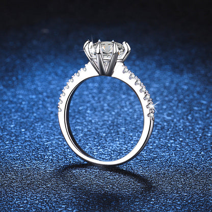 [Super CiCi]BOLD TIGER CLAW MOISSANITE ENGAGEMENT RING