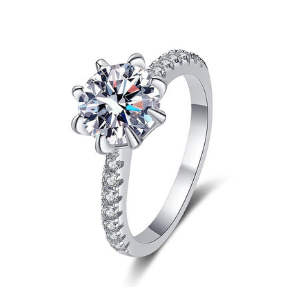 [Super CiCi]BOLD TIGER CLAW MOISSANITE ENGAGEMENT RING