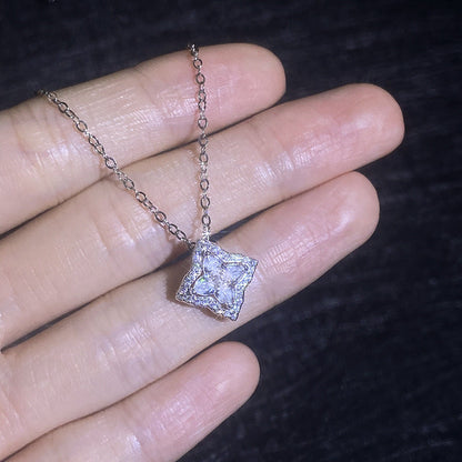 [Super CiCi]STAR-CLOVER MOISSANITE NECKLACE