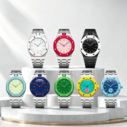 [Super CiCi]ROYAL OAK POP EXCLUSIVE STEE CASE & STRAP