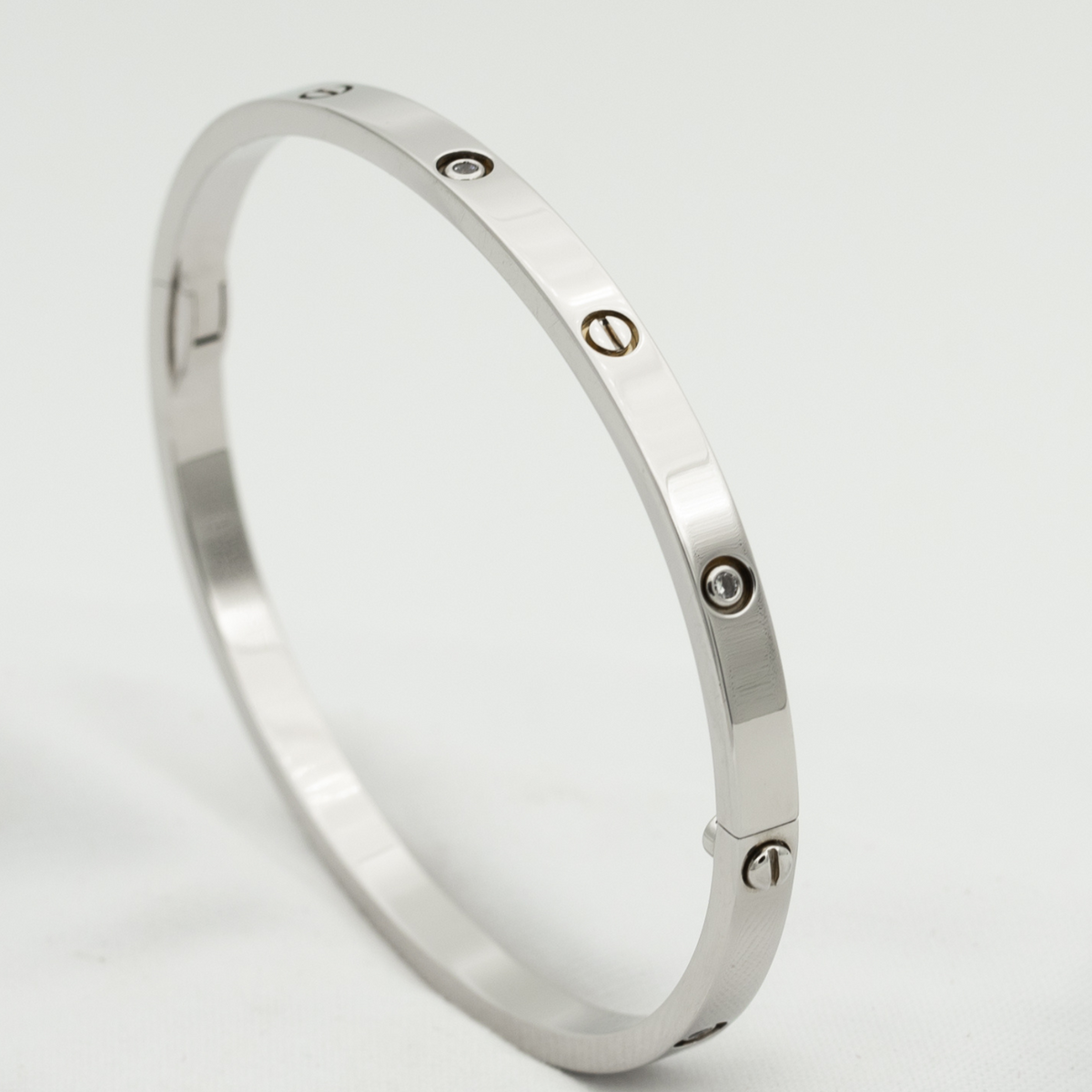 [Super CiCi ]LOVE BRACELET 3.65MM 6 DIAMONDS