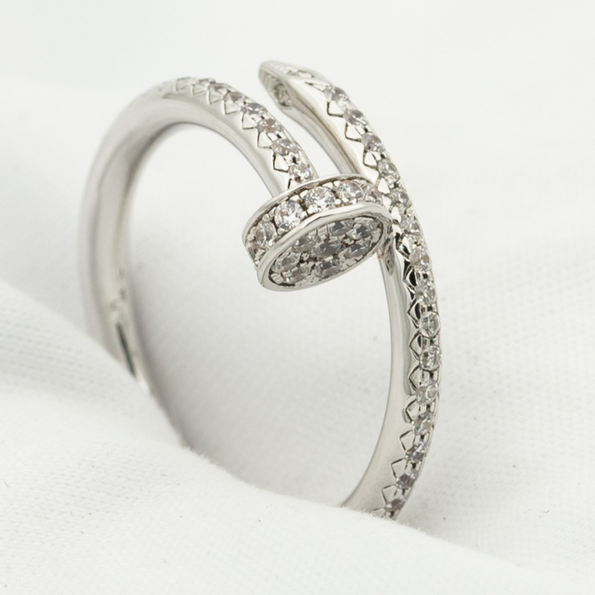 [Super CiCi ]JUSTE RING 1.8MM SILVER DIAMONDS