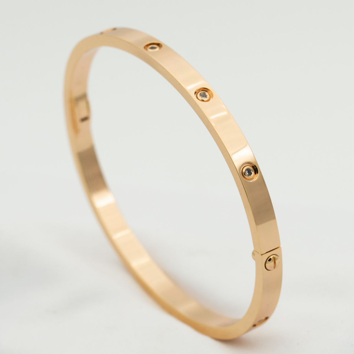[Super CiCi ]LOVE BRACELET 3.65MM 10 DIAMONDS