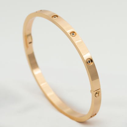 [Super CiCi ]LOVE BRACELET 3.65MM 10 DIAMONDS