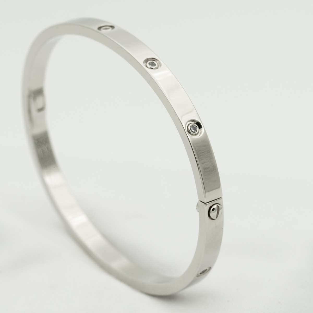 [Super CiCi ]LOVE BRACELET 3.65MM 10 DIAMONDS
