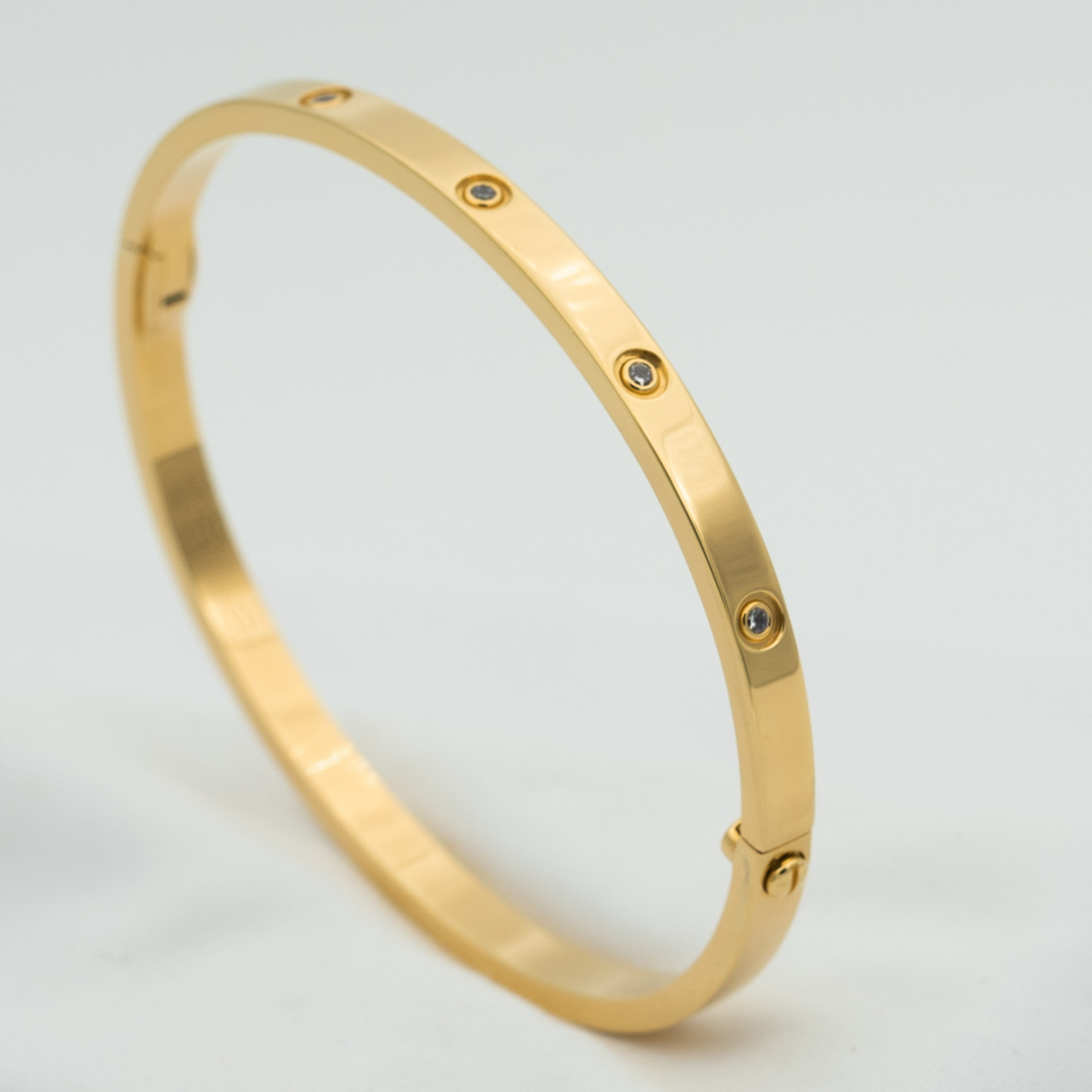 [Super CiCi ]LOVE BRACELET 3.65MM 10 DIAMONDS