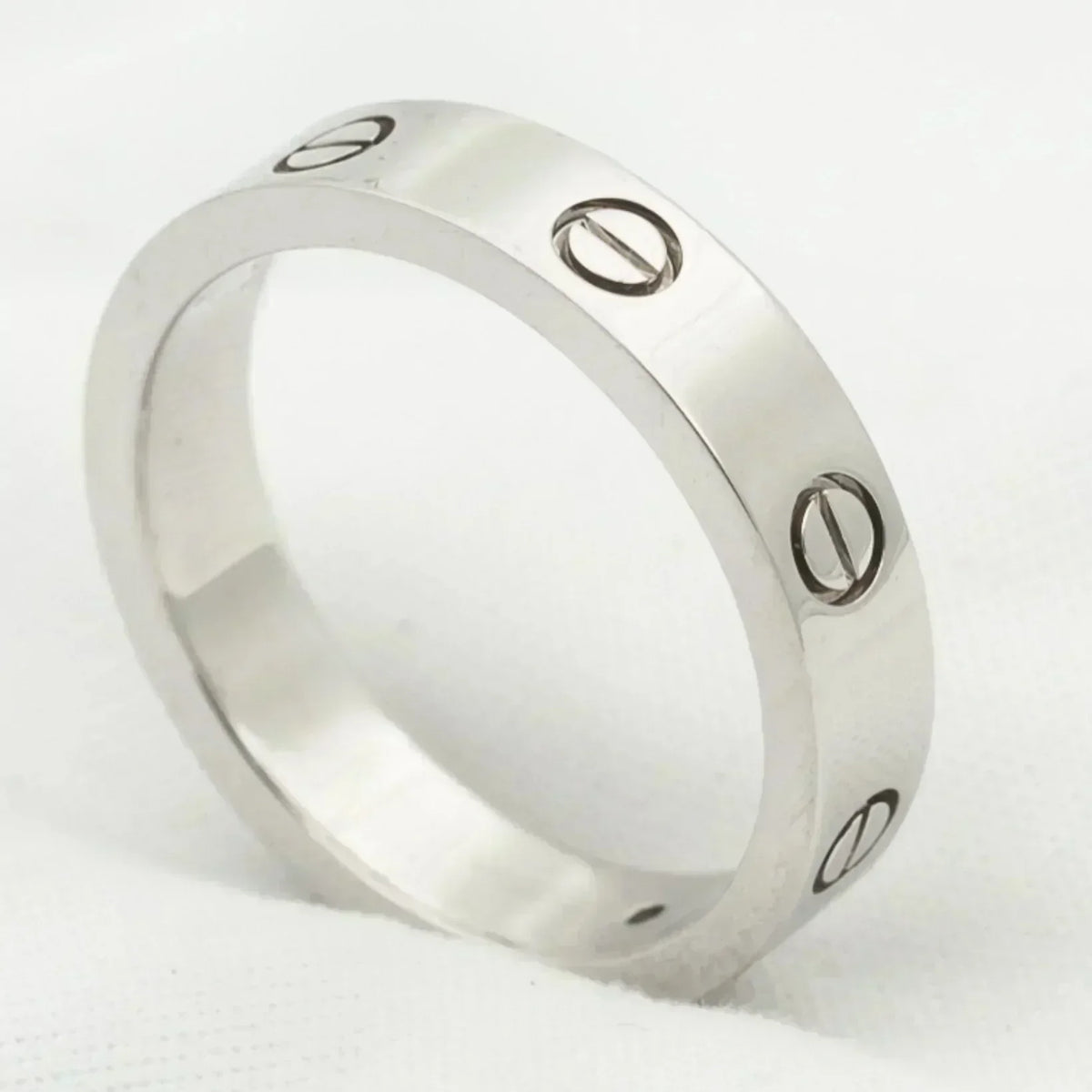 [Super CiCi ]LOVE RING 4MM 1 DIAMOND SILVER