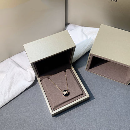[Super CiCi ]JEUX DE PINK GOLD DIAMOND NECKLACE
