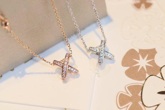[Super CiCi ]JEUX DE DIAMOND NECKLACE