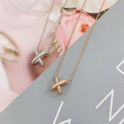 [Super CiCi ]JEUX DE DIAMOND NECKLACE