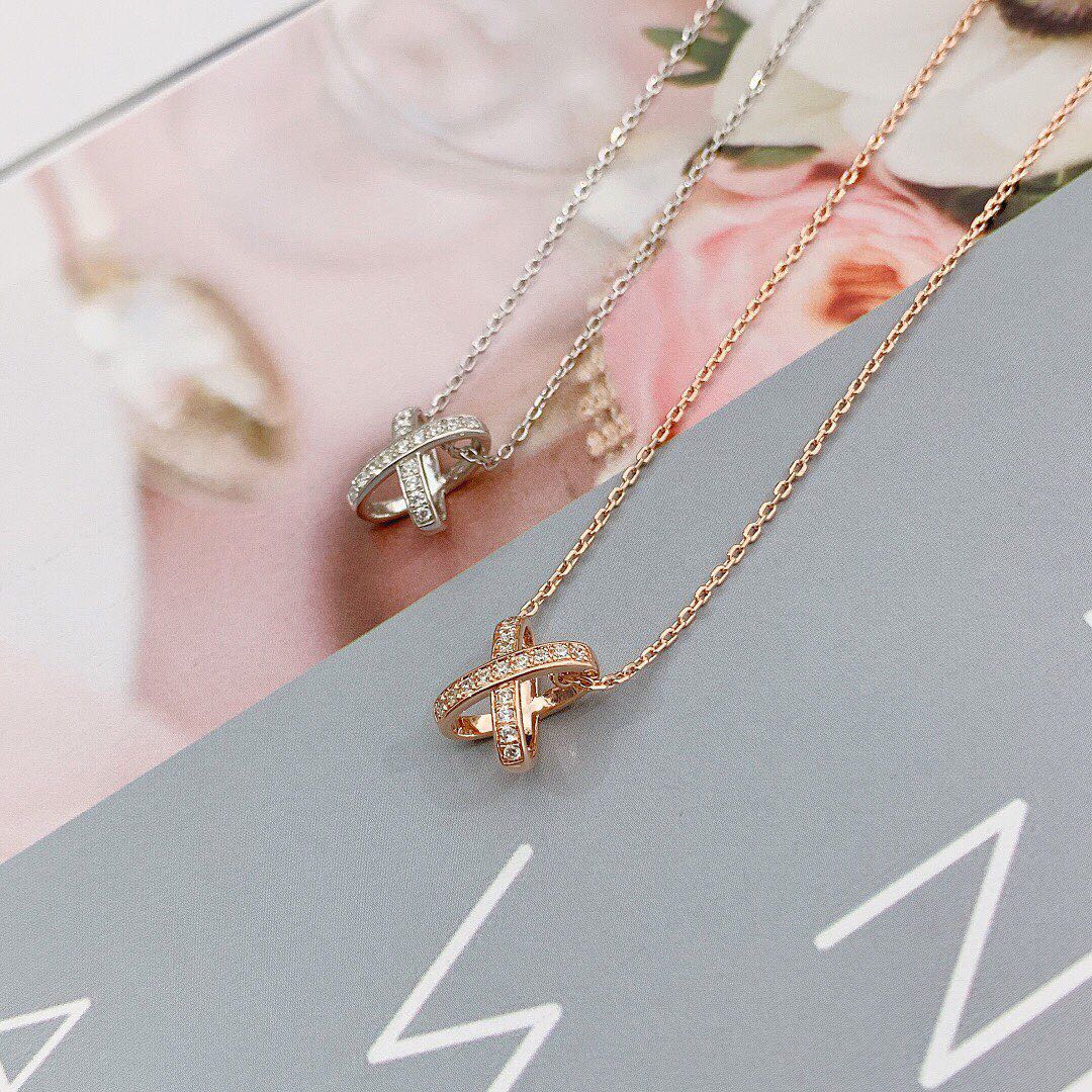 [Super CiCi ]JEUX DE DIAMOND NECKLACE