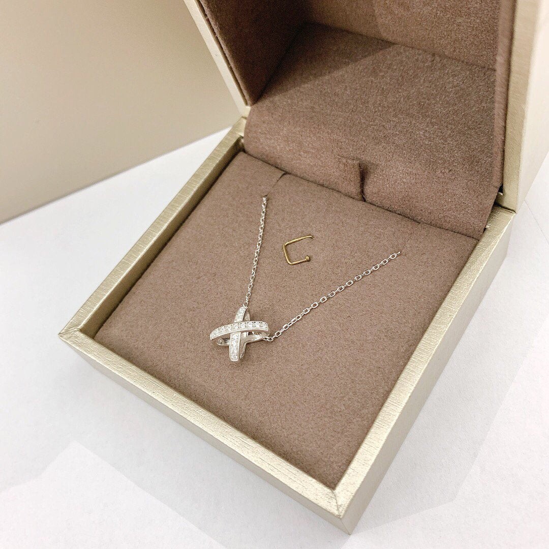 [Super CiCi ]JEUX DE DIAMOND NECKLACE