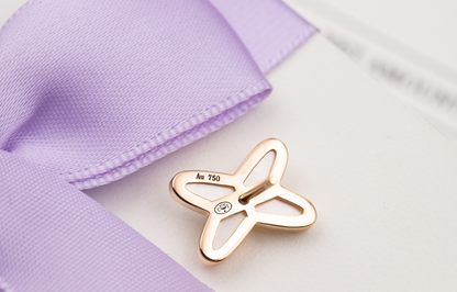 [Super CiCi ]JEUX DE WHITE MOP PINK GOLD DIAMOND EARRINGS
