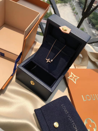 [Super CiCi ]BLOSSOM PENDANT PINK GOLD AND DIAMOND