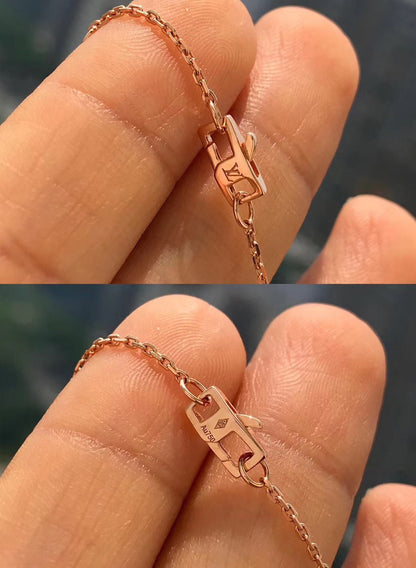 [Super CiCi ]BLOSSOM PENDANT PINK GOLD AND DIAMOND