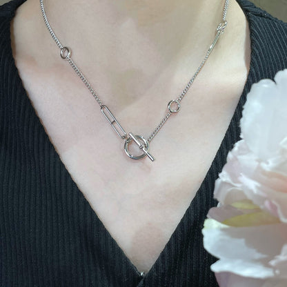[Super CiCi ]HM STERLING CHAINE D'ANCRE HEART