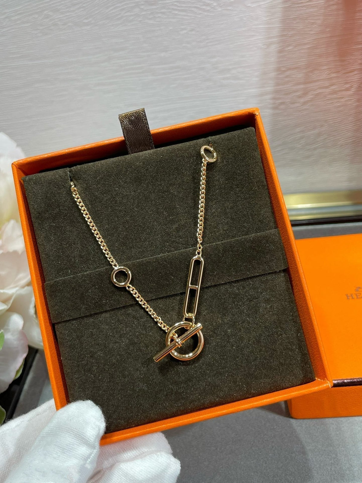 [Super CiCi ]HM STERLING CHAINE D'ANCRE HEART