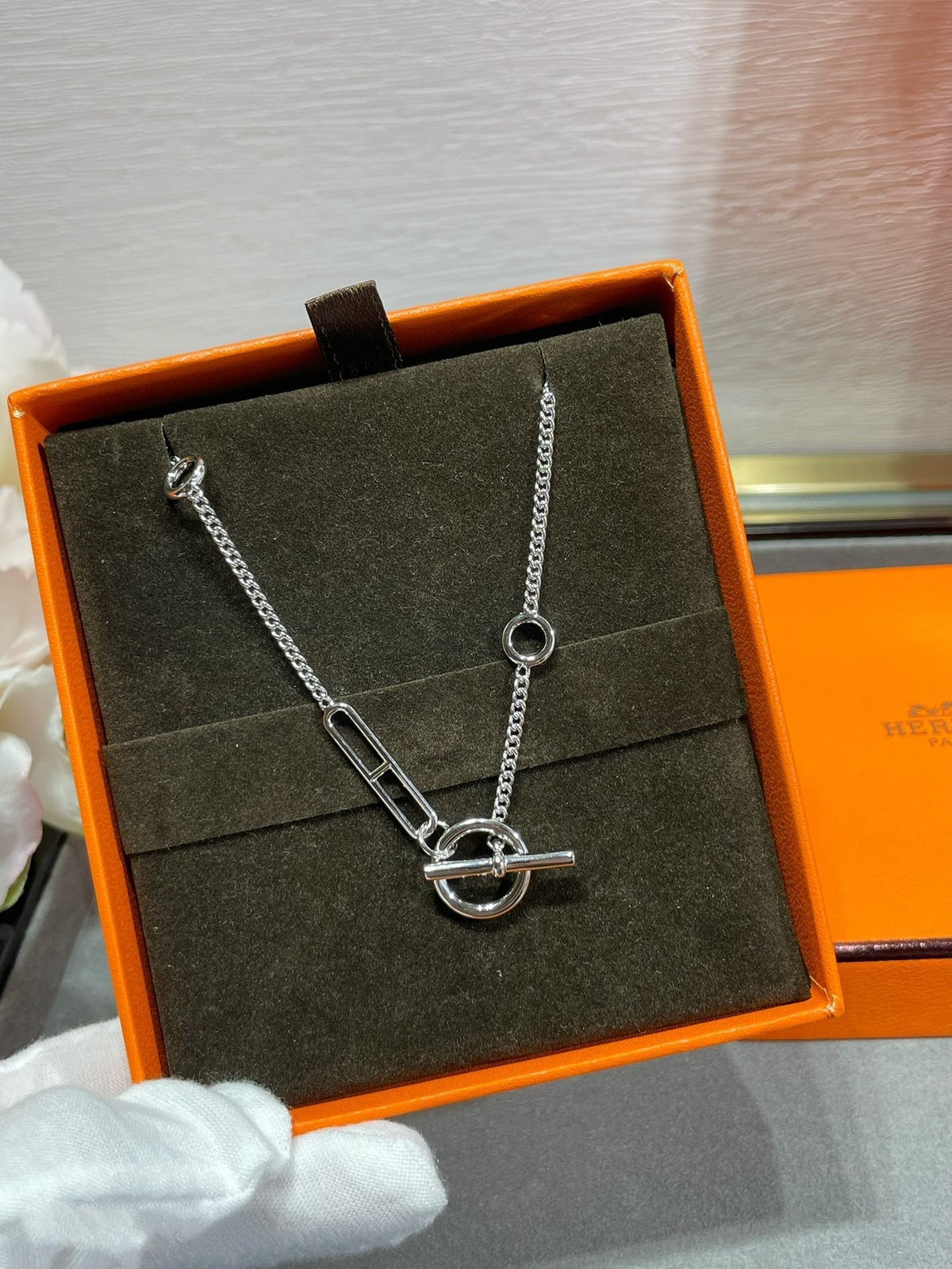[Super CiCi ]HM STERLING CHAINE D'ANCRE HEART