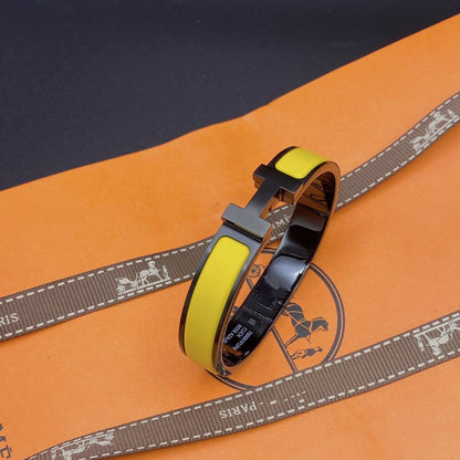 [Super CiCi ]CLIC HM SO BLACK YELLOW BRACELET