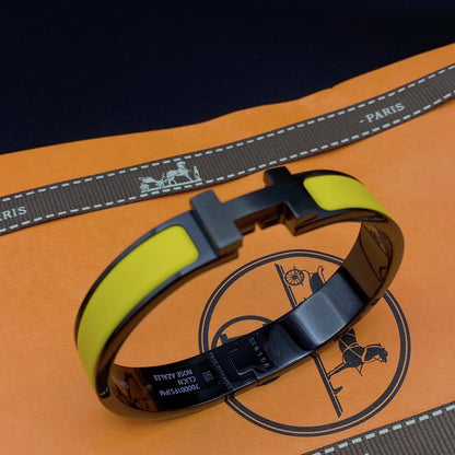 [Super CiCi ]CLIC HM SO BLACK YELLOW BRACELET