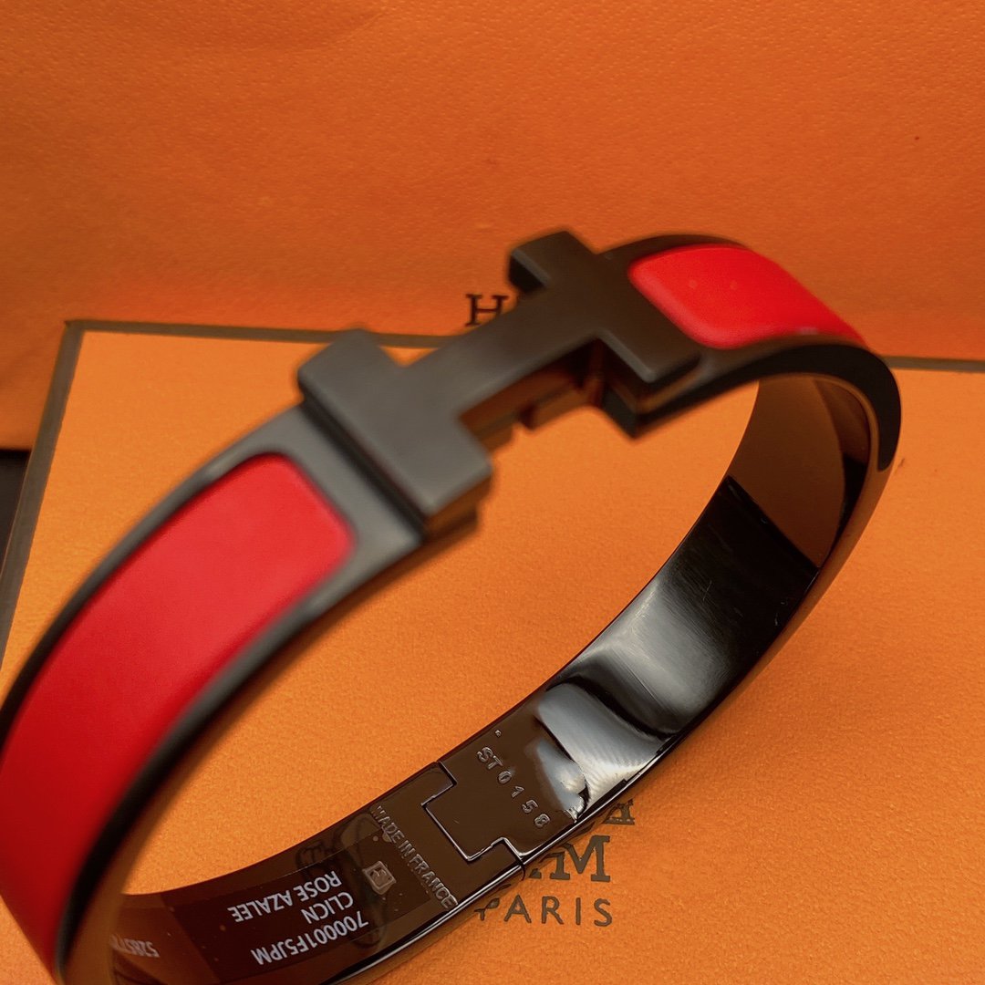 [Super CiCi ]CLIC HM SO BLACK RED BRACELET