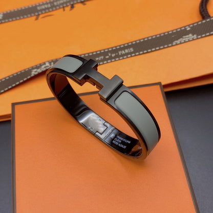 [Super CiCi ]CLIC HM SO BLACK GREY BRACELET