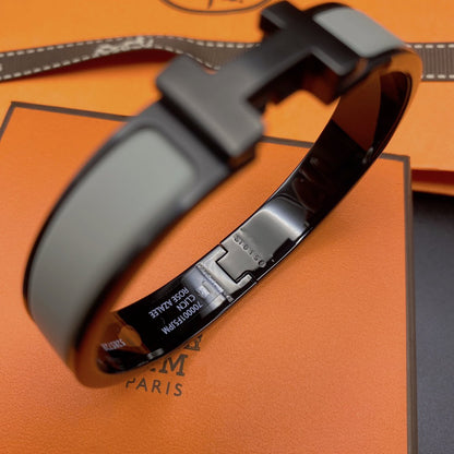 [Super CiCi ]CLIC HM SO BLACK GREY BRACELET