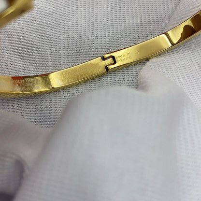 [Super CiCi ]CLASSIC HM CLIC WHITE 8MM ENAMEL BRACELET