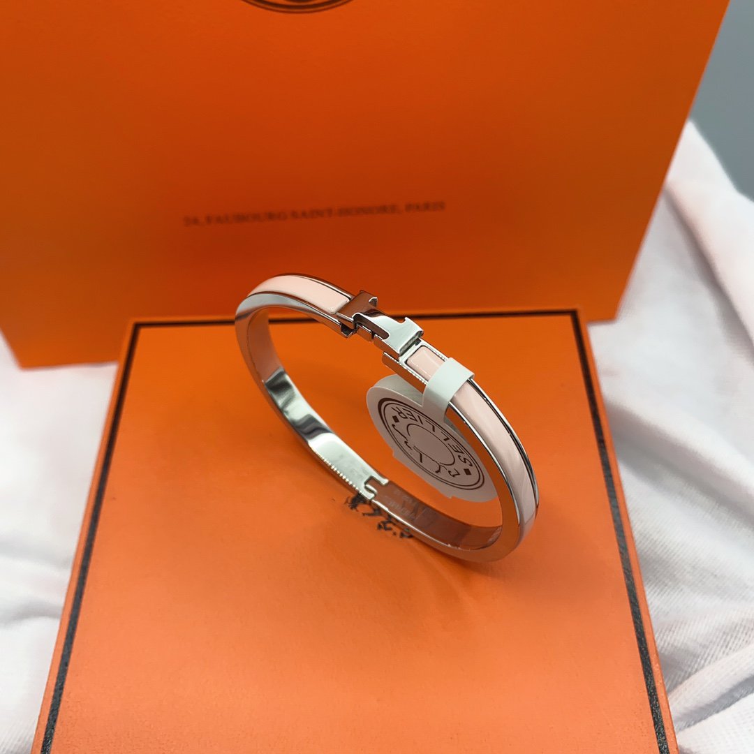 [Super CiCi ]CLASSIC HM CLIC  PINK 8MM ENAMEL BRACELET