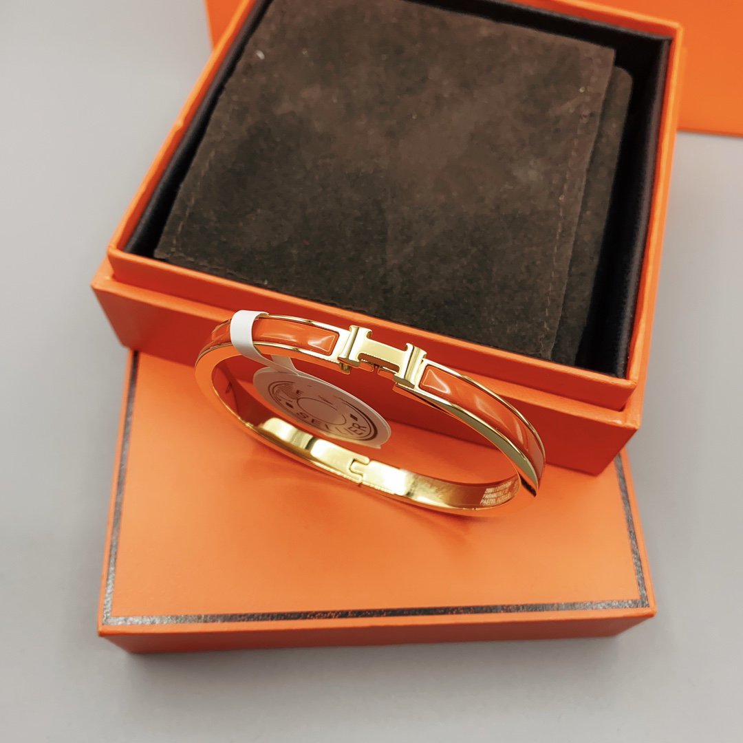 [Super CiCi ]CLASSIC HM CLIC RED 8MM ENAMEL BRACELET