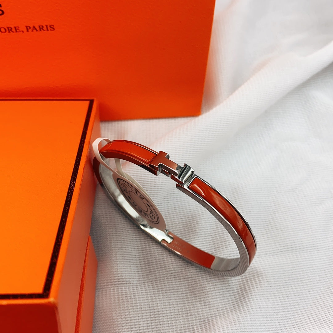 [Super CiCi ]CLASSIC HM CLIC RED 8MM ENAMEL BRACELET