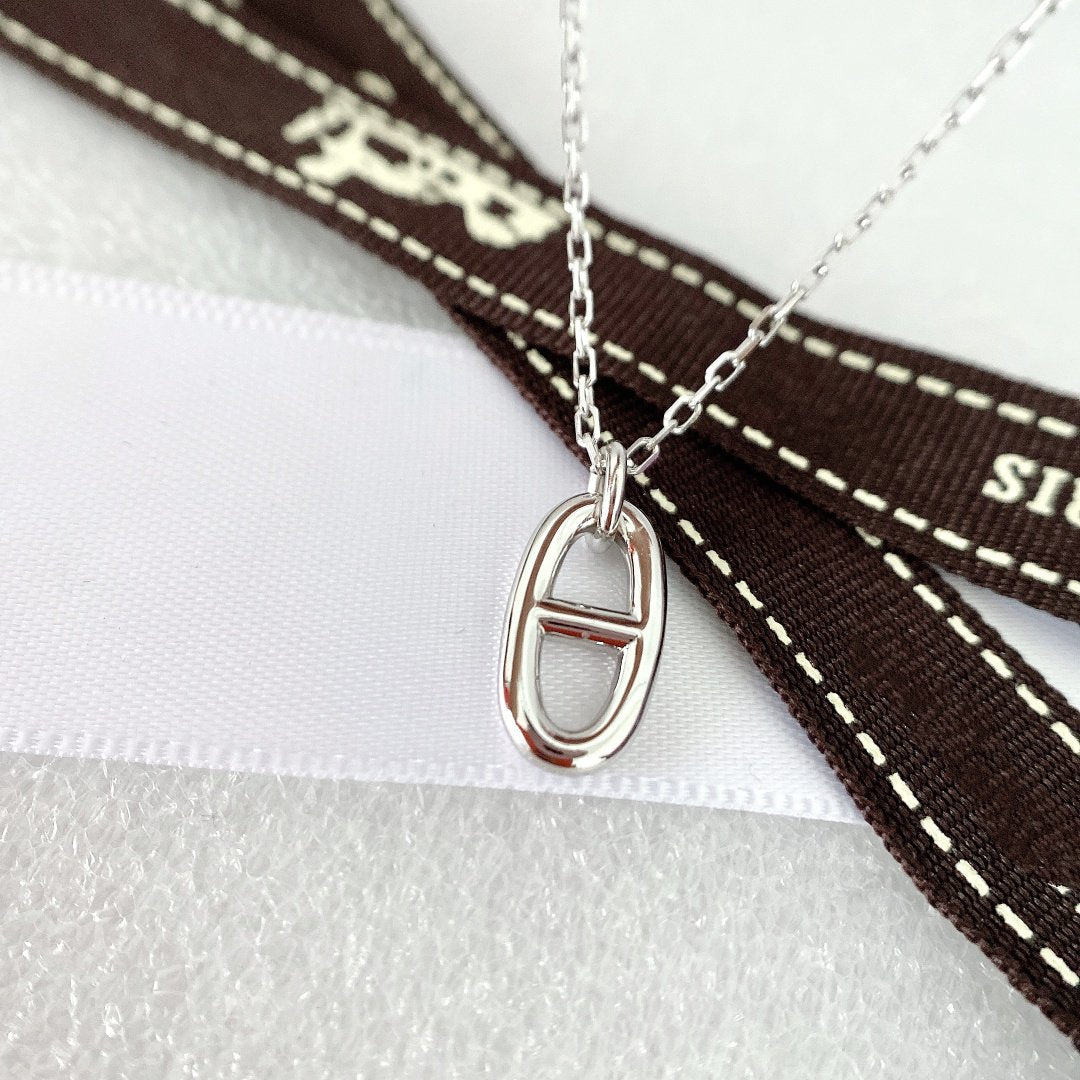 [Super CiCi ]HM PIG NOSE NECKLACE