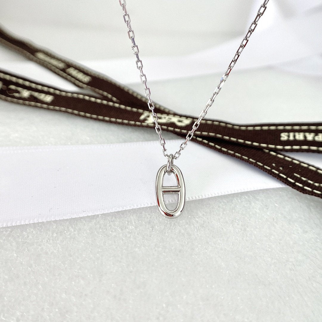 [Super CiCi ]HM PIG NOSE NECKLACE