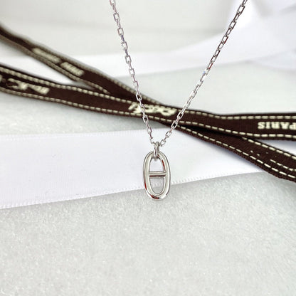 [Super CiCi ]HM PIG NOSE NECKLACE