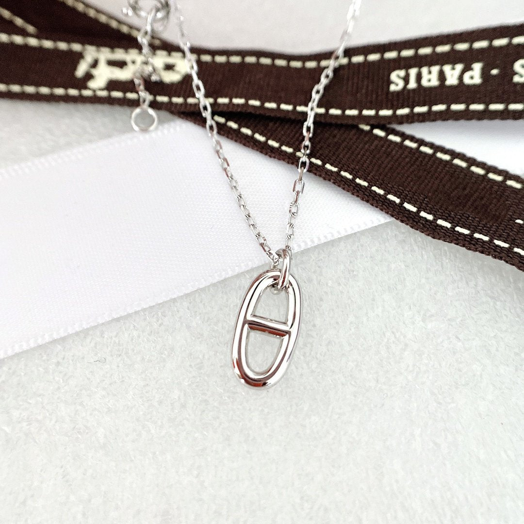 [Super CiCi ]HM PIG NOSE NECKLACE