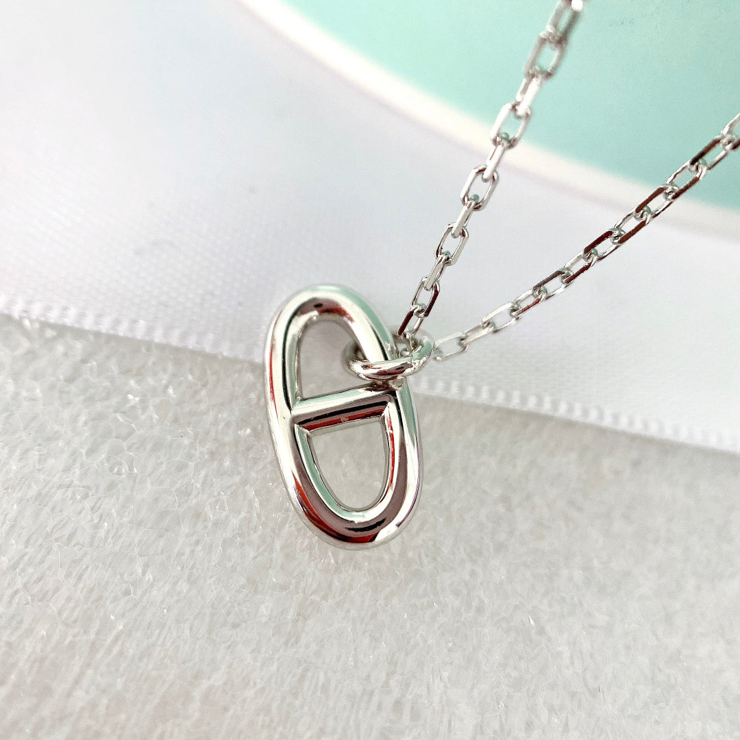 [Super CiCi ]HM PIG NOSE NECKLACE