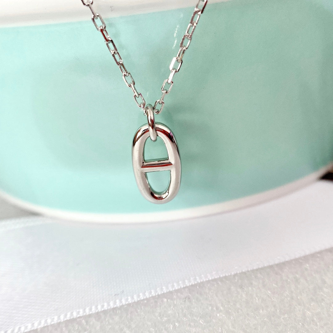 [Super CiCi ]HM PIG NOSE NECKLACE