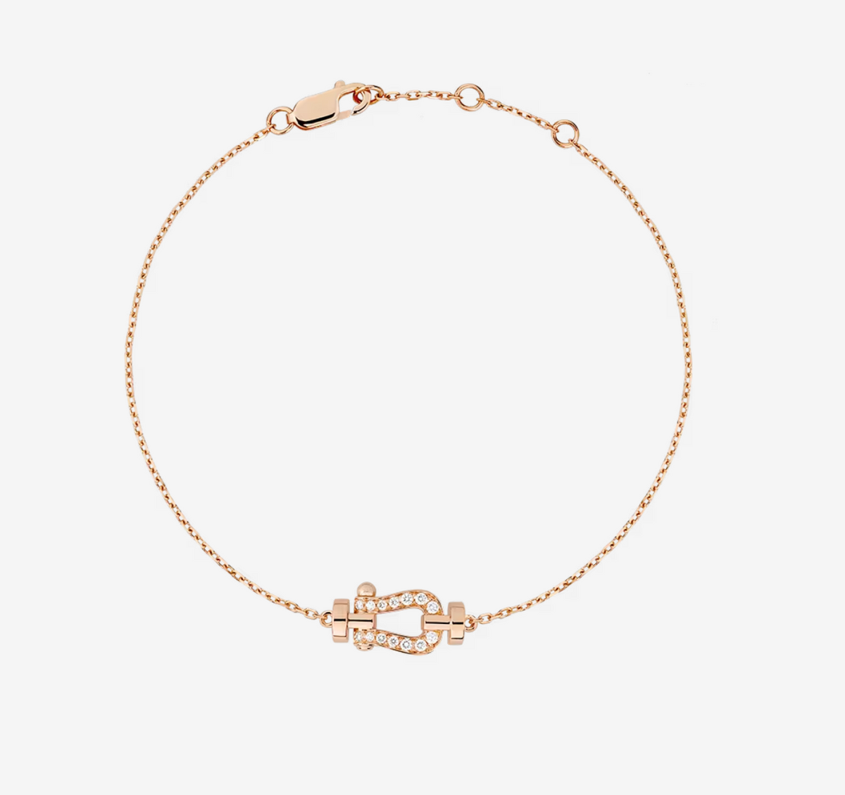 [Super CiCi ]FORCE 10 FULL DIAMOND BUCKLE CHAIN LINK MINI MODEL