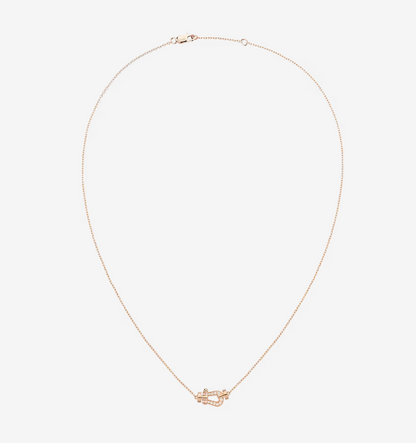[Super CiCi ]FORCE 10 DIAMOND PINK GOLD NECKLACE MINI MODEL