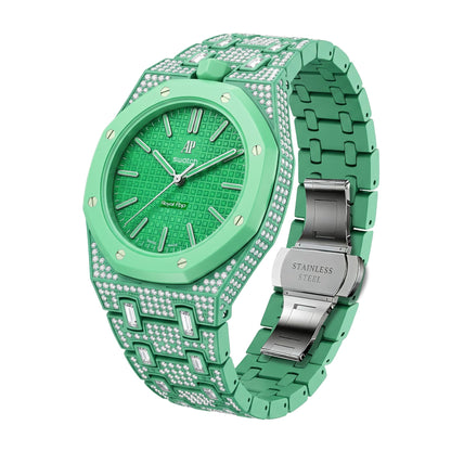 [Super CiCi]Royal Oak Pop Exclusive Bioceramic Case & Bioceramic Strap Full Diamond